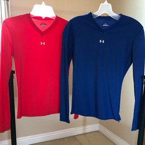 2 for 1!!!   Royal Blue and Cherry Red Under Armour